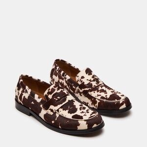 Steve Madden Brown & Cream Loafers
